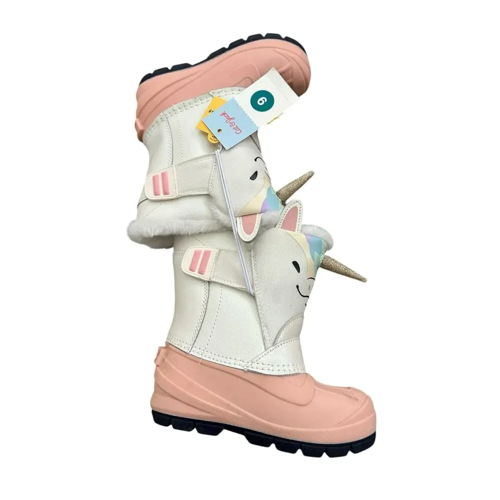 Toddler Frankie Winter Boots - Cat & Jack™ Cream 9T